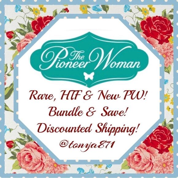 🦋 New Pioneer Woman Sweet Rose Serving Platter, Qty 1 - Picture 2 of 7